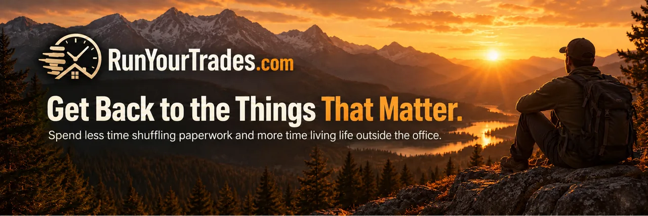 Run Your Trades. Get back to the things that matter.